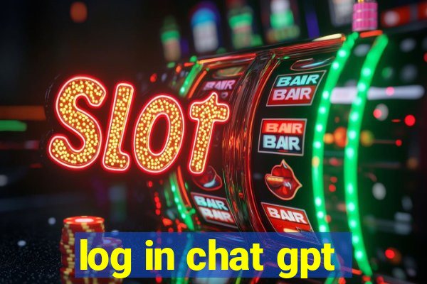 log in chat gpt